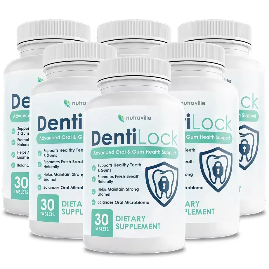 DentiLock 6 Bottle Best Value Package. Advanced Oral Health Support. Total $294.